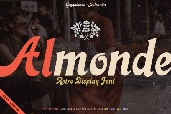 Almonde: The Ultimate Retro Display Font for Your Next Project