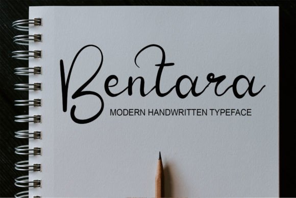 Bentara: The Handwritten Script Font for Creative Makers
