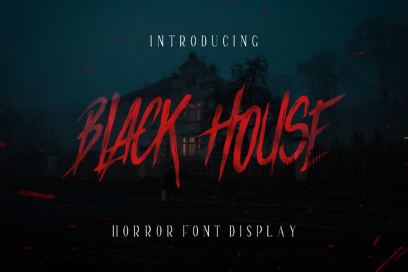 Black House Display Font for High-Impact Digital Branding