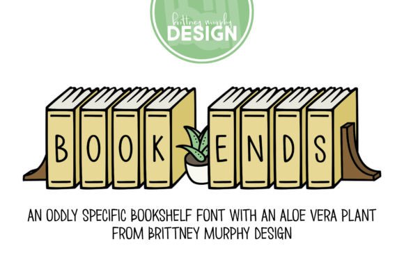 Book Ends: A Unique Display Font for Creative Branding