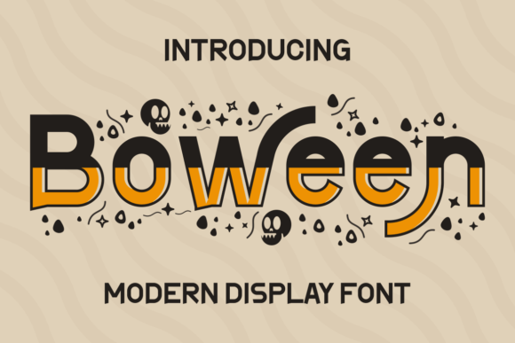 Boween: A Fun and Friendly Display Font for Creative Projects