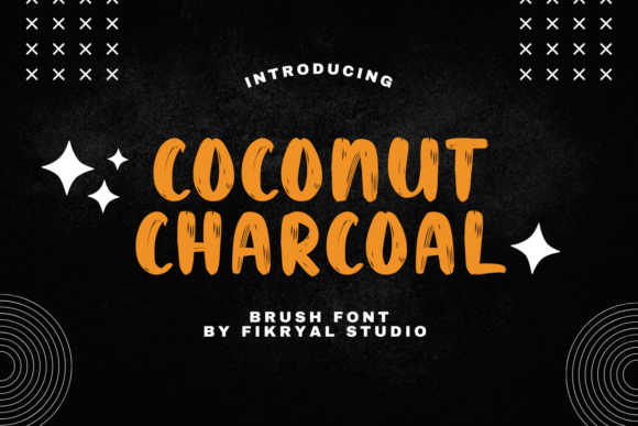 Coconut Charcoal: A Fun Display Font for Creative Projects