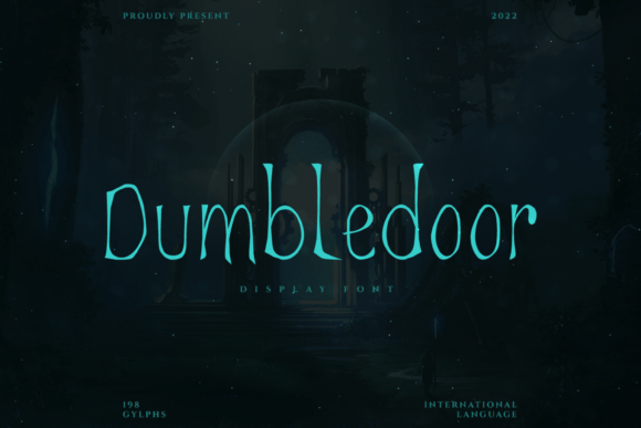 Dumbledoor: A Magical Display Font for Creative Branding