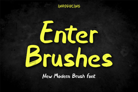 Enter Brushes: The Bold Typeface for Modern Editorial Design