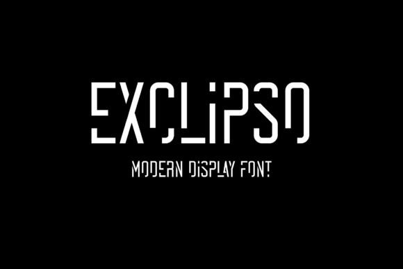 Exclipso: A Modern Display Font for Editorial Elegance