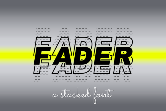 Fader: The Display Typeface for Modern Digital Branding