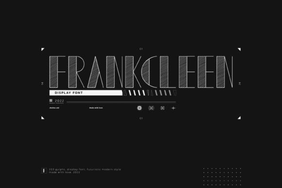 Frankcleen: The Neat Display Font for Polished Business Branding