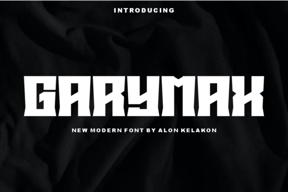 Garymax: A Bold Display Font for Business Branding