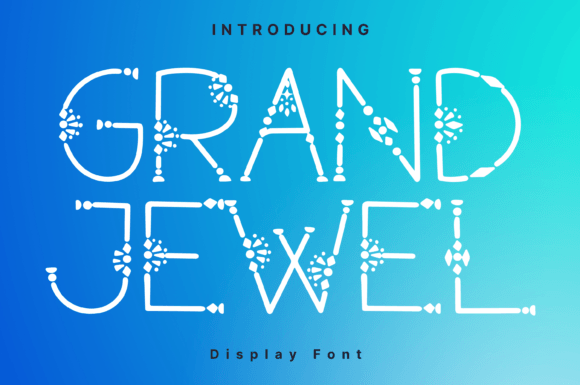 Grand Jewel: The Whimsical Decorative Font for Scroll-Stopping Visuals