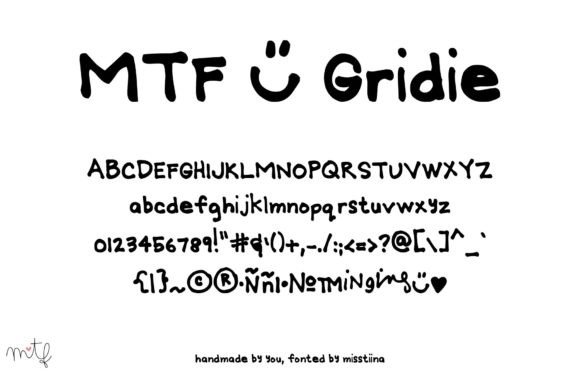 Gridie: The Bold Display Font for Modern Web Design