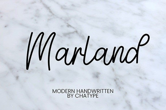 Marland: The Elegant Script Handwritten Font for Your Next Project