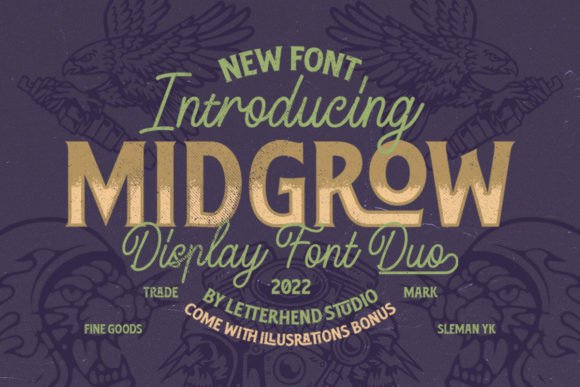 Midgrow Duo: A Modern Display Font for Digital Branding