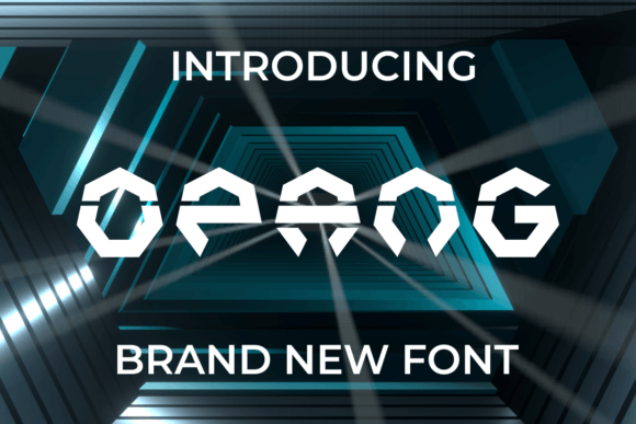 Opang: A Modern Display Font for Stronger Branding