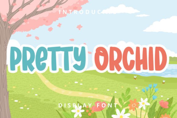 Pretty Orchid Font for Web Design and Digital Creativity