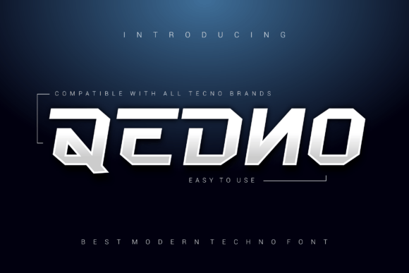 Qedno: The Bold Display Font That Boosts Branding
