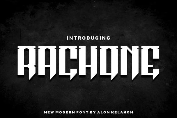Rachone Display Font for Bold Digital Branding