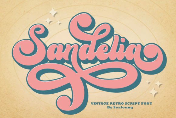 Sandelia: The Retro Script Typeface for Scroll-Stopping Campaigns
