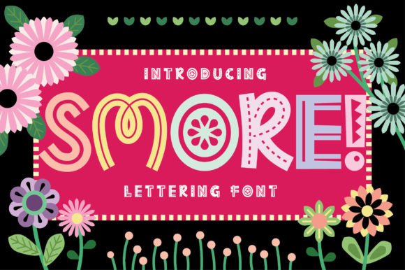 Smore: A Quirky Display Font for Creative Branding