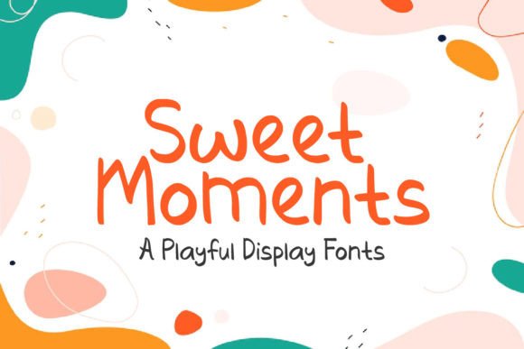Sweet Moments Font for Playful Editorial Design