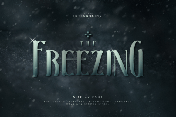 The Freezing: A Bold Display Typeface for Editorial Impact