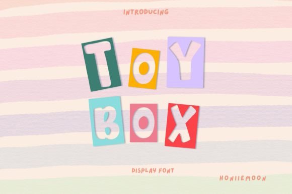 Toy Box: A Playful Display Font for Creative Projects