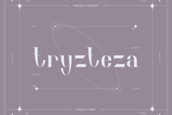 Tryzteza: A Modern Stylish Display Font for Chic Branding