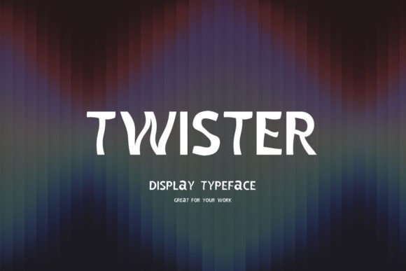 Twister: A Whimsical Display Font for Creative Branding