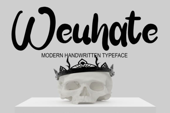 Weuhate: A Handwritten Sans Serif Font for Modern Web Design